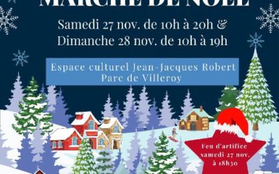 27, 28 novembre 2021 – Marché de Noël à Mennecy