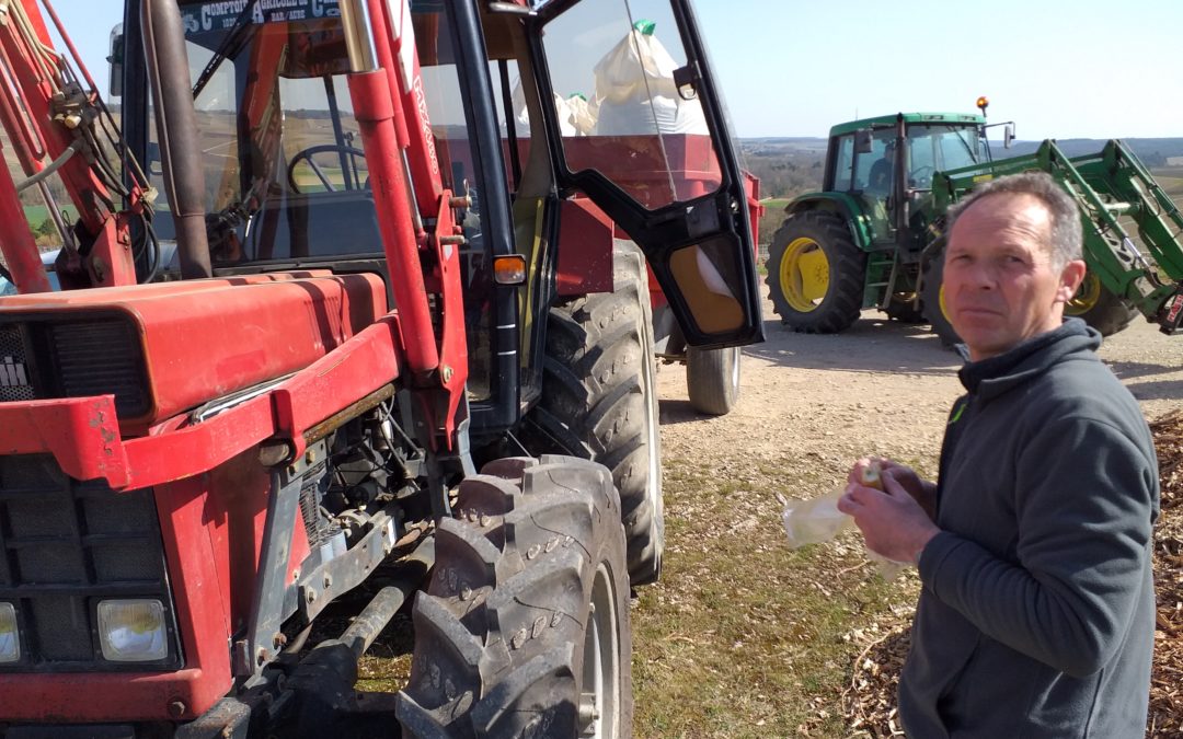 23 mars 2022 – Pause déjeuner dans les vignes