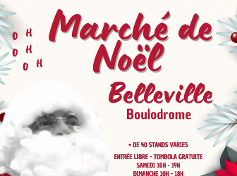 Décembre – Marché de Noël à Belleville en Beaujolais (69)